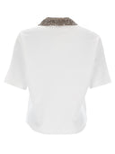 Brunello Cucinelli Polo Shirt With "Dazzling" Collar
