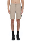 Stone Island Cargo Shorts With Logo Patch