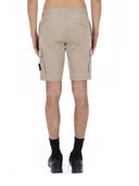 Stone Island Cargo Shorts With Logo Patch