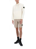 Stone Island Cargo Shorts With Logo Patch