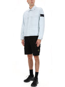 Stone Island Denim Jacket With Logo Patch