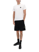 Stone Island Cargo Shorts With Logo Patch
