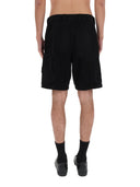 Stone Island Cargo Shorts With Logo Patch