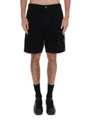 Stone Island Cargo Shorts With Logo Patch