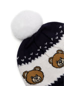 Moschino Beanie Bears And Pom Poms