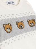 Moschino "Teddy Bears" Crew Neck Pullover