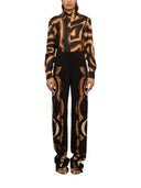 Pucci Seidenhemd mit Labyrinth-Print