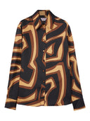 Pucci Seidenhemd mit Labyrinth-Print