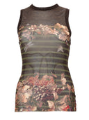 Jean Paul Gaultier "Mariniere Grape" Print Top