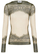 Jean Paul Gaultier Top With "Cartouche" Print
