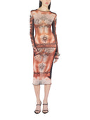 Jean Paul Gaultier "Safe Sex Tatoo" Print Top