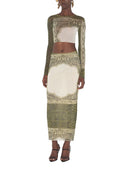Jean Paul Gaultier Top With "Cartouche" Print