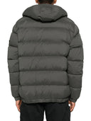 Wattierte Daunenjacke von Stone Island mit Kapuze