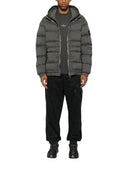 Wattierte Daunenjacke von Stone Island mit Kapuze