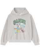 Ganni-Sweatshirt mit Logo