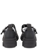 Ganni Ballerina With Logo Buckle
