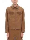 Gucci-Jacke mit Reißverschluss und Kragen