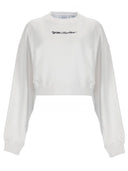 Off White Sweatshirt With Logo