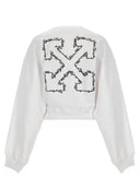 Off White Sweatshirt With Logo