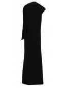 Das lange Kleid mit Schal