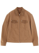 Gucci-Jacke mit Reißverschluss und Kragen