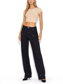 Jean Paul Gaultier Top With Logo Patch