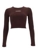 Jil Sander Cropped Top With Logo