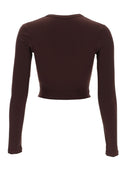 Jil Sander Cropped Top With Logo
