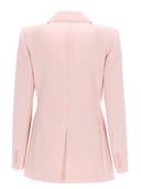 Max Mara Double Breasted Wool Crepe Jacket