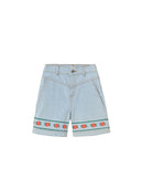 Tinycottons Bermuda Denim „Rosen“