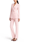 Max Mara Double Breasted Wool Crepe Jacket
