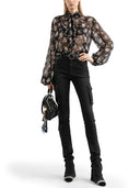 Dolce & Gabbana "Vintage Rose" Print Top
