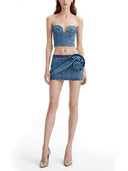 Magda Butrym Jeans-Minirock