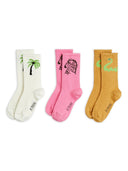 Mini Rodini Set 3 "Zebra" Socks