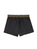 Versace Short Da Mare Con Bordo „Greca“