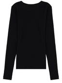 Ganni Langarmshirt mit Logo