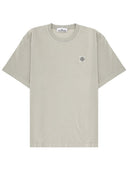 Stone Island-T-Shirt mit Logo-Aufnäher