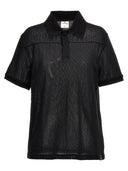 Courreges Mesh Fabric Polo Shirt