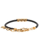 Versace Lederarmband mit „Greek“