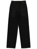 Versace Jeans With Studs And Crystals Decoration