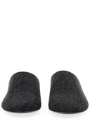 Premiata Leather Slipper With Rhinestones