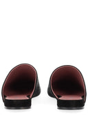 Premiata Leather Slipper With Rhinestones