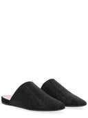 Premiata Leather Slipper With Rhinestones