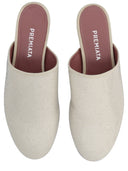 Premiata Leather Slipper With Rhinestones