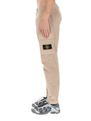 Stone Island – Cargohose mit Logo-Aufnäher