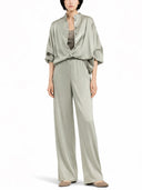 Brunello Cucinelli Silk Satin Track Pants