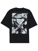 Off-White-T-Shirt mit Logo