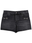 Gucci Denim Shorts With Horsebit Detail