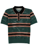 Dries Van Noten Perforiertes „Mercy Stripe“ Poloshirt
