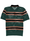 Dries Van Noten Perforiertes „Mercy Stripe“ Poloshirt